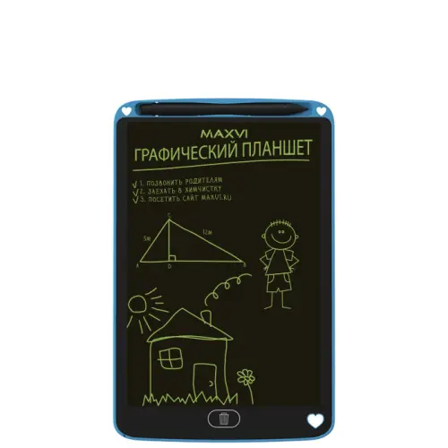 Планшет графический Maxvi MGT-01 Blue Планшеты графические Maxvi купить в Барнауле