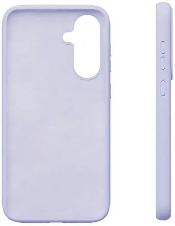 Накладка для Samsung A07 Silicone Case с микрофиброй лавандовый Krutoff Накладка Samsung купить в Барнауле