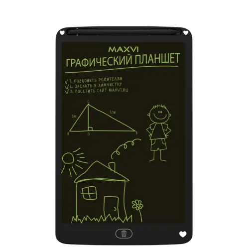 Планшет графический Maxvi MGT-02 Black Планшеты графические Maxvi купить в Барнауле
