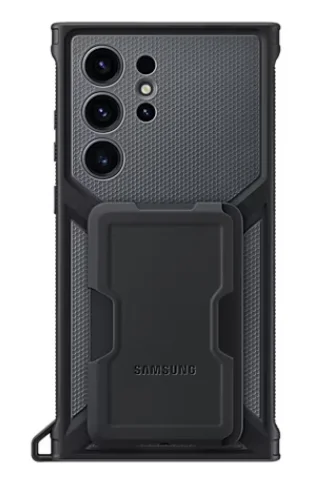 Накладка Samsung S23 Ultra Rugged Gadget Case титановая Накладки оригинальные Samsung купить в Барнауле фото 2