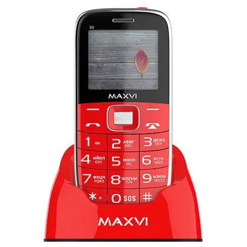Уценка Maxvi B6 Красный гарантия 3 мес Телефоны Уценка купить в Барнауле