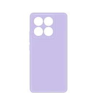 Накладка для Xiaomi 14T Sillicone Case с микрофиброй лавандовый Krutoff Накладка Xiaomi купить в Барнауле