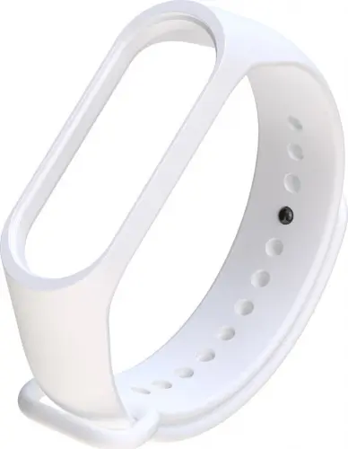 Ремешок Xiaomi для Mi Band 3/4 силиконовый (белый) BoraSCO Ремешки для браслетов купить в Барнауле