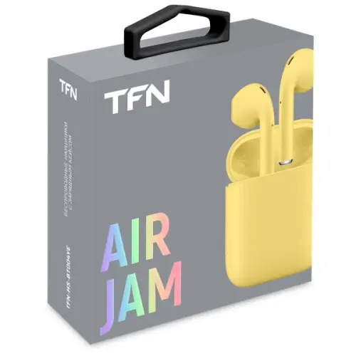 Bluetooth Гарнитура TFN Air Jam желтая Раздельные наушники TFN купить в Барнауле фото 3