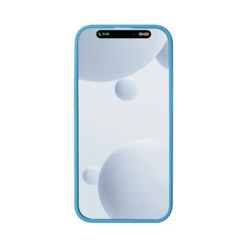 Накладка для Apple iPhone 15 Pro Liquid Silicone Case Pro Magsafe голубая Deppa Накладка Apple iPhone купить в Барнауле фото 4