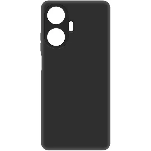 Накладка для Realme C55 Soft Case черный матовый Krutoff Накладка Realmi купить в Барнауле