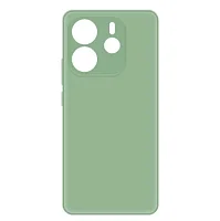 Накладка для Xiaomi Redmi Note 14 4G Sillicone Case с микрофиброй зеленый Krutoff Накладка Xiaomi купить в Барнауле