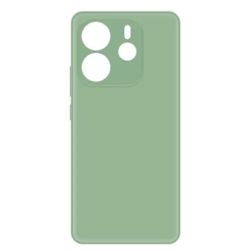 Накладка для Xiaomi Redmi Note 14 4G Sillicone Case с микрофиброй зеленый Krutoff Накладка Xiaomi купить в Барнауле