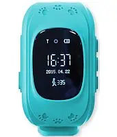 Детские часы Кнопка Жизни К911 с GPS трекером Голубые Knopka купить в Барнауле