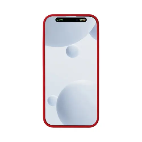 Накладка для Apple iPhone 15 Pro Liquid Silicone Case Pro Magsafe красная Deppa Накладка Apple iPhone купить в Барнауле фото 4