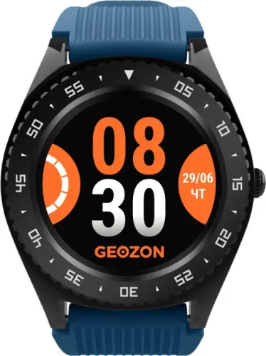 Умные часы Geozon Titanium, черно-синий Geozon купить в Барнауле