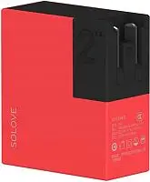 Внешний аккумулятор Xiaomi Mi Powerbank SOLOVE 5000mAh 3 сменных вилки EU, UK, CN красный Внешний аккумулятор SOLOVE купить в Барнауле