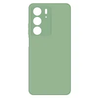 Накладка для Realme C75 Sillicone Case с микрофиброй зеленый Krutoff Накладка Realmi купить в Барнауле