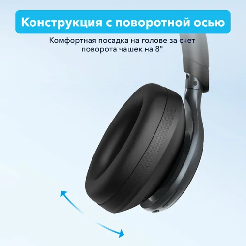 Гарнитура беспроводная SOUNDCORE Space One A3035 Black Bluetooth полноразмерные Soundcore купить в Барнауле фото 6