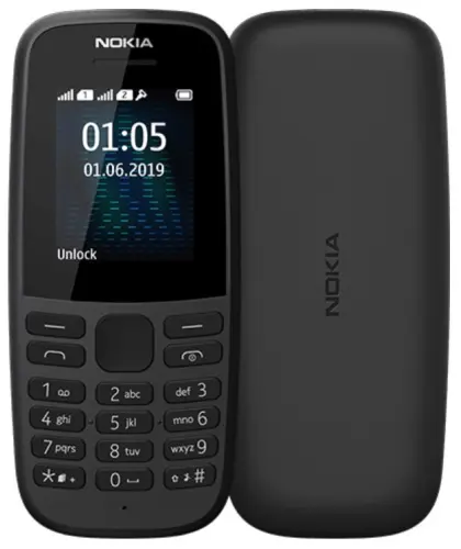 Nokia 105 SS 2019 (TA-1203) Черный Nokia  купить в Барнауле фото 2