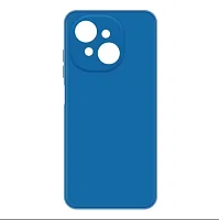 Накладка для Tecno Spark Go 2025/Go 1/Pop 9 Sillicone Case с микрофиброй синий Krutoff Накладка Tecno купить в Барнауле