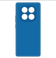 Накладка для Xiaomi Redmi Note 14 Pro+ 5G Sillicone Case с микрофиброй синий Krutoff Накладка Xiaomi купить в Барнауле