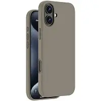 Накладка для Apple iPhone 16 Liquid Silicone Magsafe серый Deppa Накладка Apple iPhone купить в Барнауле