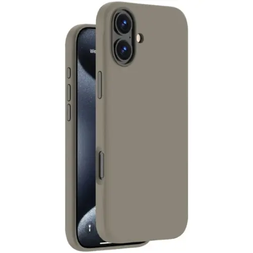 Накладка для Apple iPhone 16 Liquid Silicone Magsafe серый Deppa Накладка Apple iPhone купить в Барнауле