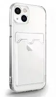 Накладка для Apple iPhone 16 SC300 с картхолдером белый AV Накладка Apple iPhone купить в Барнауле