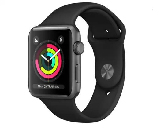 Уценка Apple Watch Series 3 38mm Case Space Grey Aluminium Sport Band Black Умные часы Уценка купить в Барнауле фото 2