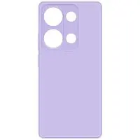 Накладка для Xiaomi Redmi Note 14 4G Sillicone Case с микрофиброй лавандовый Krutoff Накладка Xiaomi купить в Барнауле