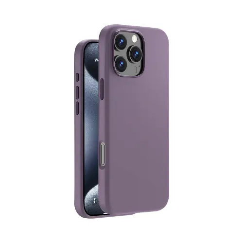 Накладка для Apple iPhone 16 Liquid Silicone Magsafe темно-фиолетовый Deppa Накладка Apple iPhone купить в Барнауле