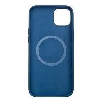 Накладка для Apple iPhone 14 Liguid Silicone Pro Magsafe PET UNI синий Deppa Накладка Apple iPhone купить в Барнауле