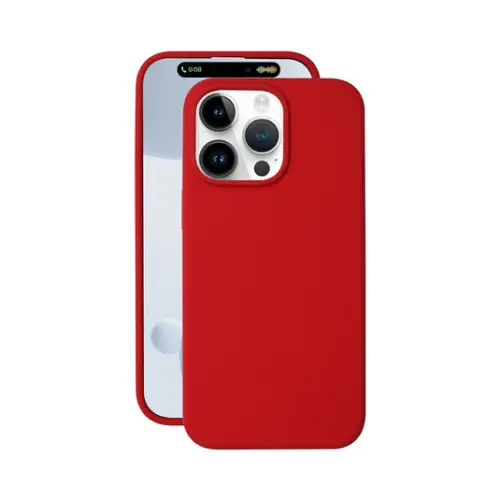 Накладка для Apple iPhone 15 Pro Max Liquid Silicone Case Pro Magsafe красная Deppa Накладка Apple iPhone купить в Барнауле фото 7