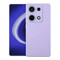 Накладка для Xiaomi Redmi Note 14S Sillicone Case с микрофиброй лавандовый Krutoff Накладка Xiaomi купить в Барнауле