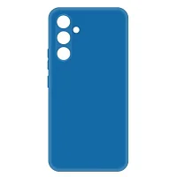 Накладка для Samsung A36/A56 Silicone Case с микрофиброй синий Krutoff Накладка Samsung купить в Барнауле