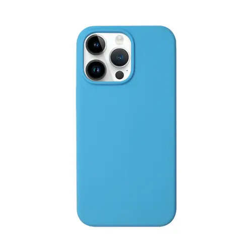 Накладка для Apple iPhone 15 Pro Liquid Silicone Case Pro Magsafe голубая Deppa Накладка Apple iPhone купить в Барнауле