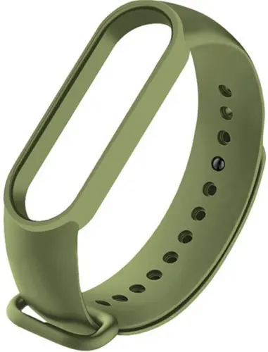 Ремешок Xiaomi для Mi Band 5 силиконовый Green Аксессуары для Xiaomi Band купить в Барнауле