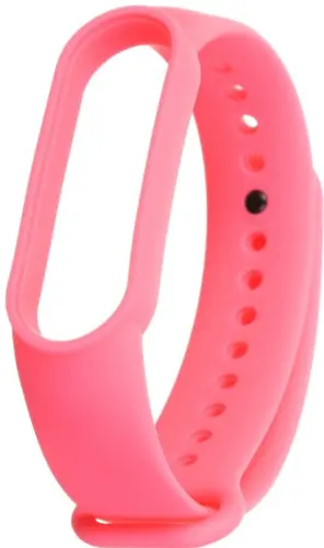 Ремешок Xiaomi для Mi Band 5 силиконовый Pink Ремешки для браслетов купить в Барнауле