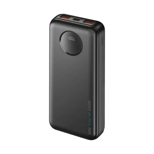 Внешний аккумулятор Deppa NRG Turbo V4 10000mAh дисплей черный Внешний аккумулятор Deppa купить в Барнауле