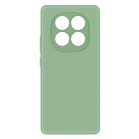 Накладка для Xiaomi Redmi Note 14 Pro 4G Sillicone Case с микрофиброй зеленый Krutoff Накладка Xiaomi купить в Барнауле