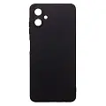 Накладка для Tecno Spark Go 2 Sillicone Case с микрофиброй черный Krutoff