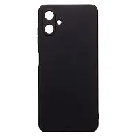 Накладка для Tecno Spark Go 2 Sillicone Case с микрофиброй черный Krutoff Накладка Tecno купить в Барнауле