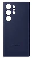 Накладка Samsung S23 Ultra Silicone Case темно-синяя Накладки оригинальные Samsung купить в Барнауле