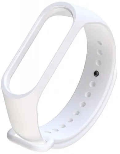 Ремешок Xiaomi для Mi Band 3/4 силиконовый White Аксессуары для Xiaomi Band купить в Барнауле