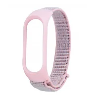 Ремешок Xiaomi для Mi Band 5 нейлоновый (розовый)  Ремешки для браслетов купить в Барнауле