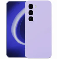 Накладка для Infinix HOT 60 Pro Silicone Case лаванда Krutoff Накладка Infinix купить в Барнауле