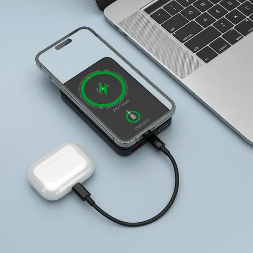 Внешний аккумулятор Deppa NRG MagSafe 10000mAh 15W черный Внешний аккумулятор Deppa купить в Барнауле фото 2