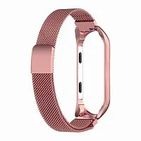 Ремешок Xiaomi для Mi Band 4 Milan металлическая сетка (розовое золото)  Ремешки для браслетов купить в Барнауле