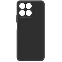 Накладка для Honor X7с Sillicone Case с микрофиброй черный Krutoff Накладка Honor купить в Барнауле
