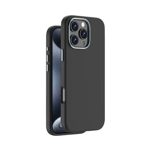 Накладка для Apple iPhone 16 Pro Max Liquid Silicone Pro Magsafe черный Deppa Накладка Apple iPhone купить в Барнауле