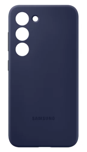 Накладка Samsung S23 Silicone Case темно-синяя Накладки оригинальные Samsung купить в Барнауле