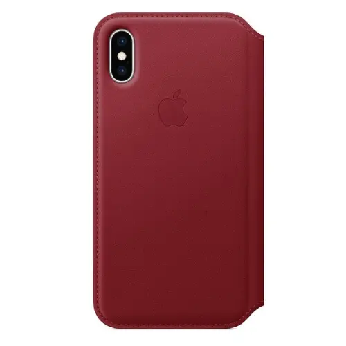 Чехол Apple iPhone X Leather Folio Red (красный) Чехлы оригинальные Apple купить в Барнауле