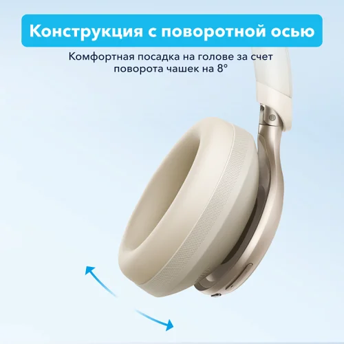 Гарнитура беспроводная SOUNDCORE Space One A3035 White Bluetooth полноразмерные Soundcore купить в Барнауле фото 6