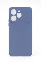 Накладка для Tecno Spark 40C Sillicone Case с микрофиброй лавандовый Krutoff Накладка Tecno купить в Барнауле